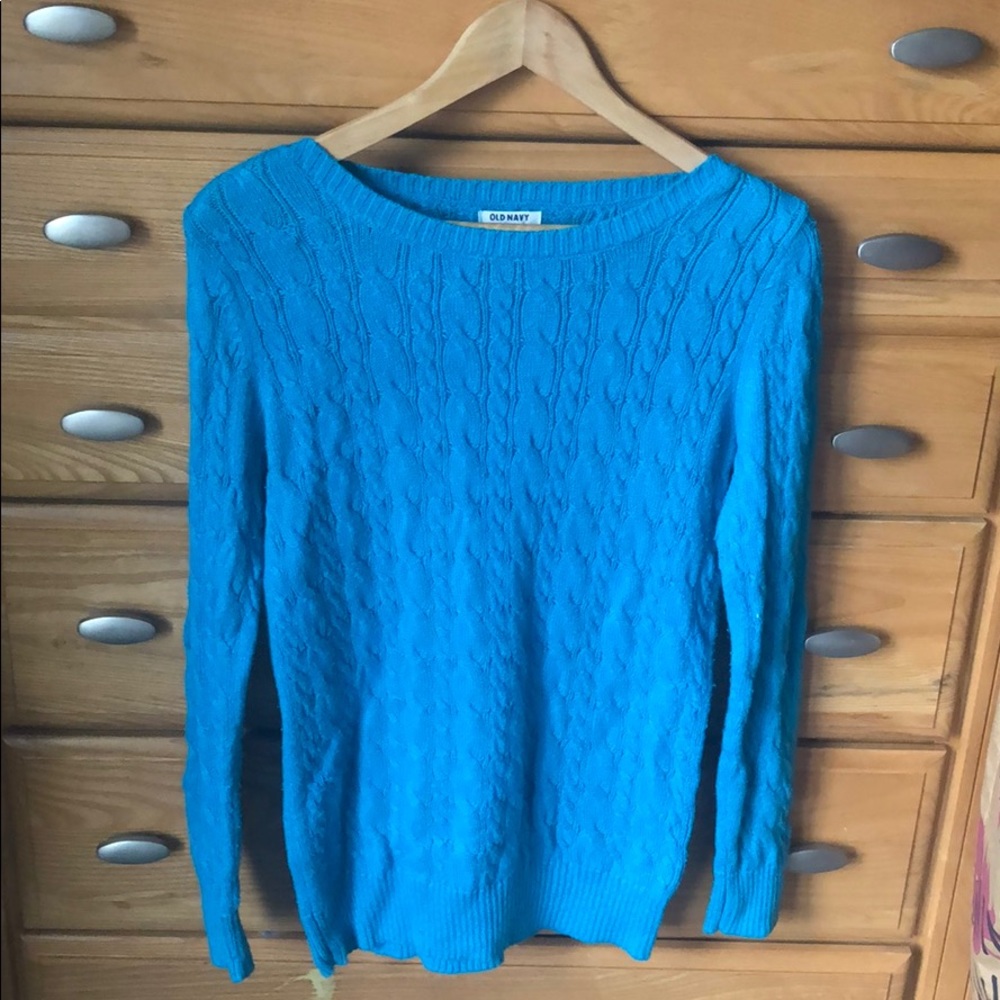 Blue old navy sweater